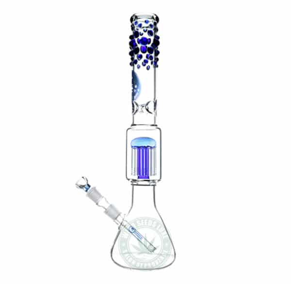 Beaker Bubble Heisenberg 12 Arm Perc Blue