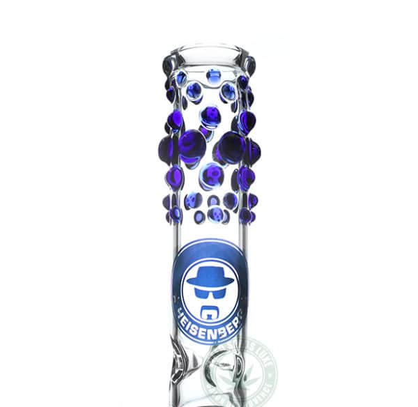 Beaker Bubble Heisenberg 12 Arm Perc Blue bouche