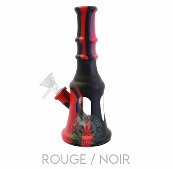 Dungeon Silicone et Verre Rouge Noir