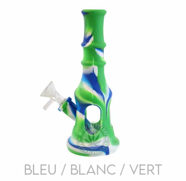 Dungeon Silicone et Verre bleu blanc vert