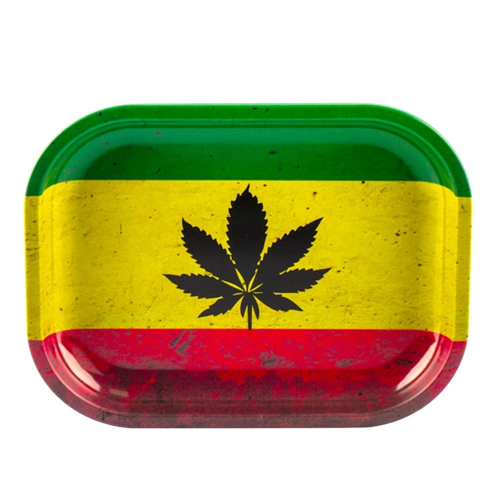 Plateau de roulage Large Rasta en Metal