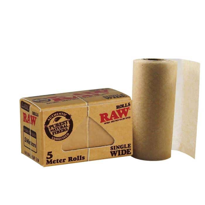 Feuilles à rouler  Raw Papers Rolls 3m - La Verte Shop