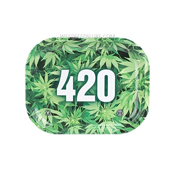 WeedSeedsLuxe vous a sélectionné une variété de produits pour fumeur comme le Plateau de roulage "420" en Metal