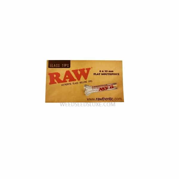 RAW Glass Tips Flat Mouthpiece Display