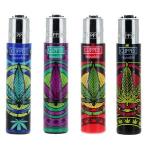 Briquet Clipper "Feuilles"
