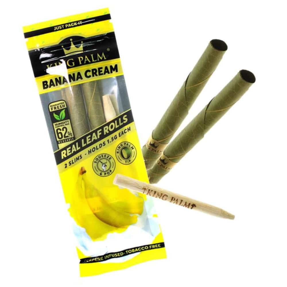 Blunts Aromatisés KING PALM - 2 X SLIM - WEEDSEEDSLUXE