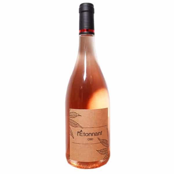 L'Étonnant - Vin au CBD Rosé