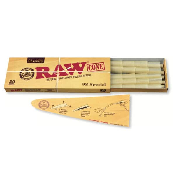 Pack de 20 Cône RAW 1/4 Size