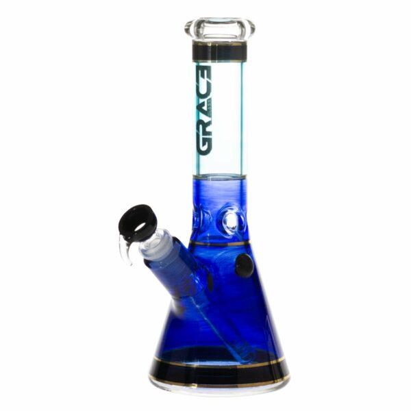 Bong Baby Beaker Grace Glass Bleu