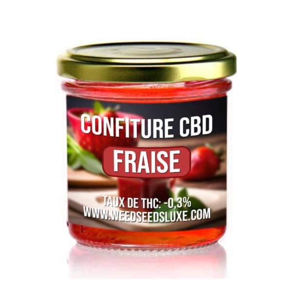 Confiture au CBD Maison fraise