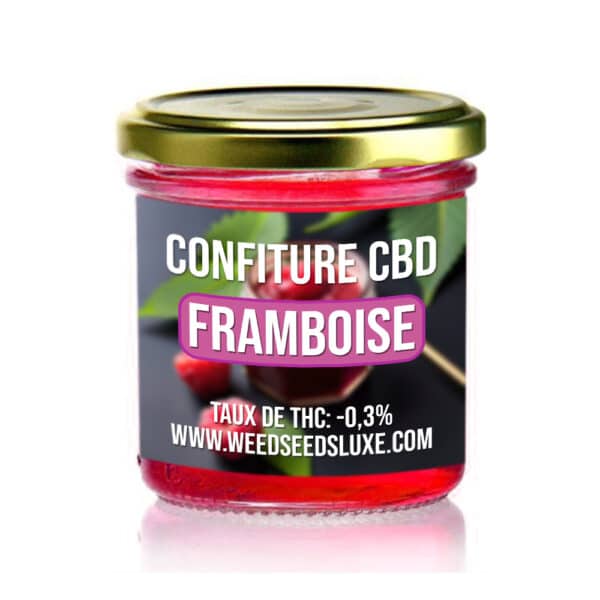 Confiture au CBD Maison framboise