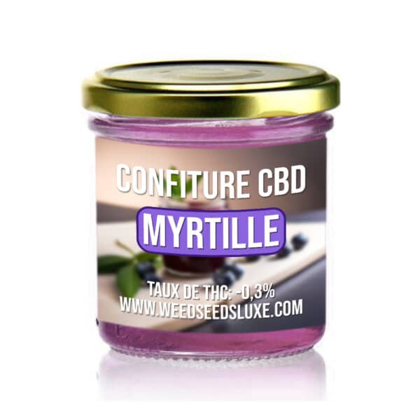 Confiture au CBD Maison myrtille