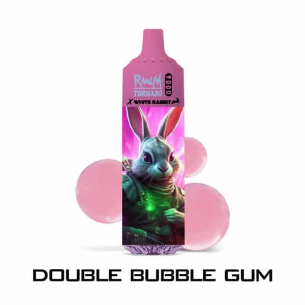 RandM Tornado White Rabbit 9000 puffs double bubble gum