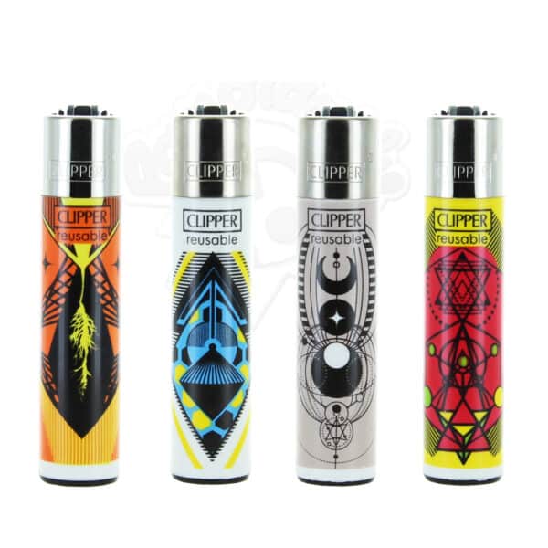 Briquet Clipper Astro Skull