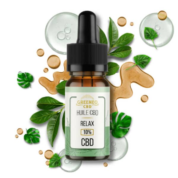 Huile CBD Relax Greeneo 10%