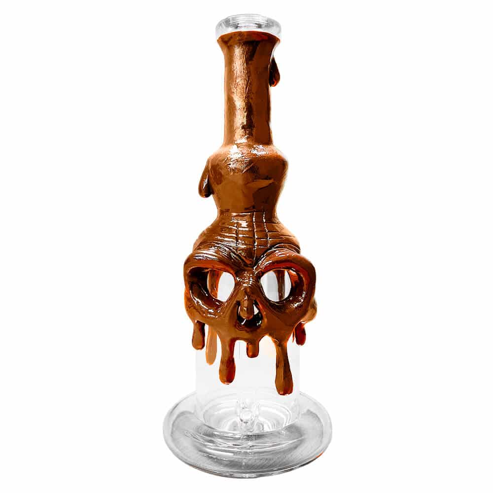 Bong Skull Marron