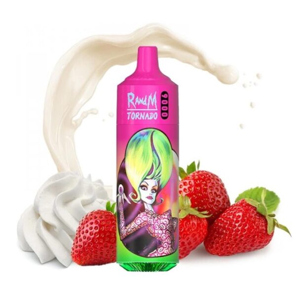 Puff-9000-Tornado-Randm-Fumot-Strawberry-Cream