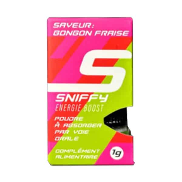 Sniffy Poudre Energisante Bonbon Fraise
