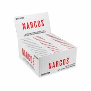 Narcos Feuilles Slim Blanc + Cartons x32