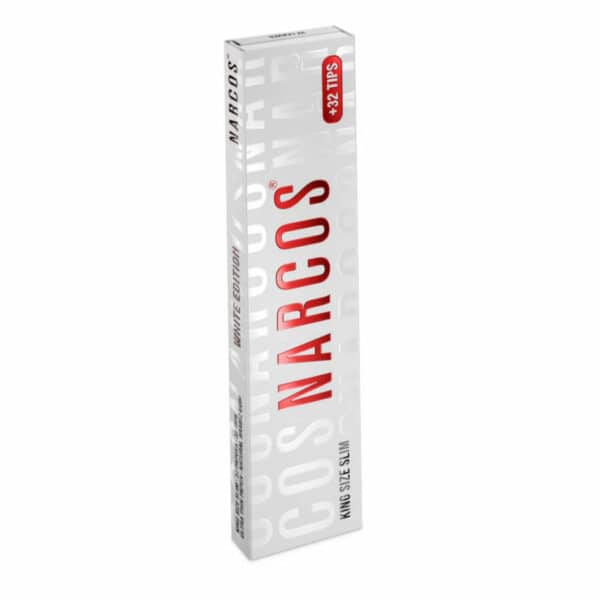 Narcos Feuilles Slim Blanc + Cartons x32 2