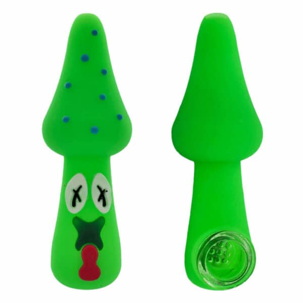 Pipe Champignon Silicone Vert