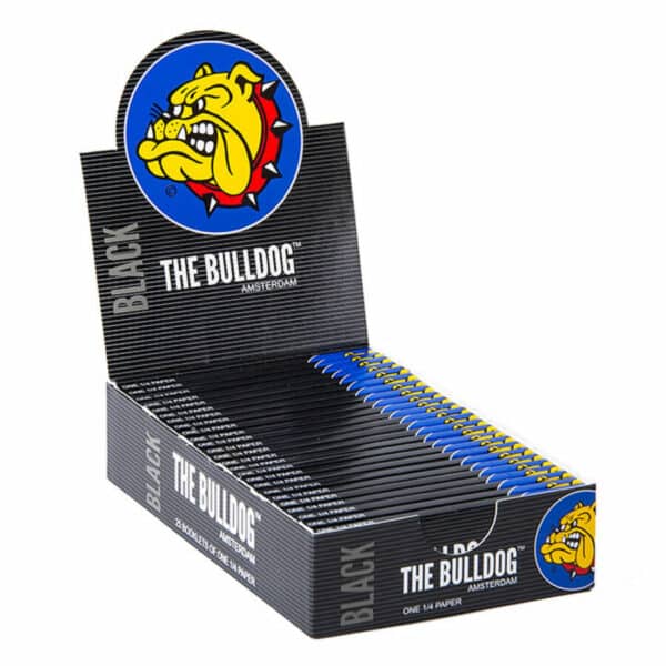 Feuilles The Bulldog Black Courtes x25