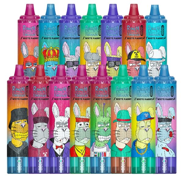 Puff-15000-White-Rabbit - boîte mix flavor