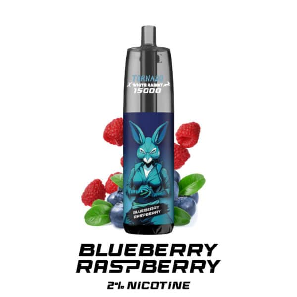 Puff Tornado 15000 2% White Rabbit Blueberry Raspberry