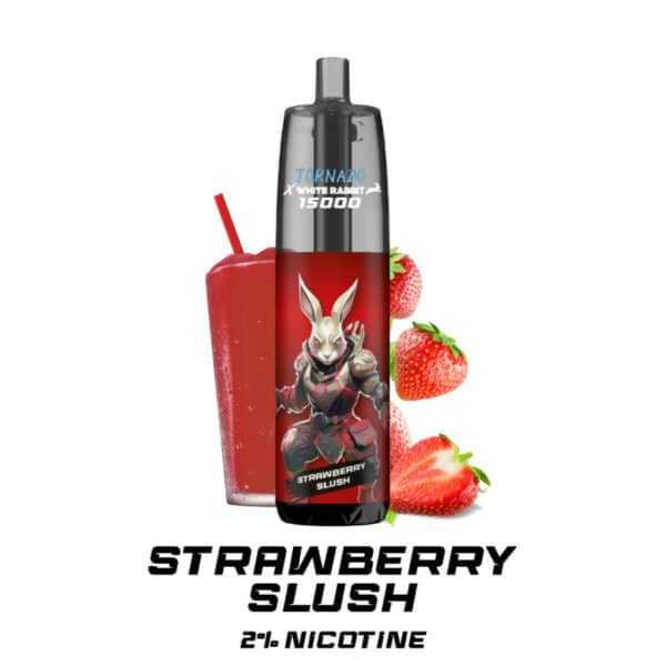 Puff Tornado 15000 2% White Rabbit Strawberry Slush