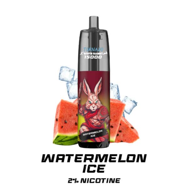 Puff Tornado 15000 2% White Rabbit Watermelon Ice