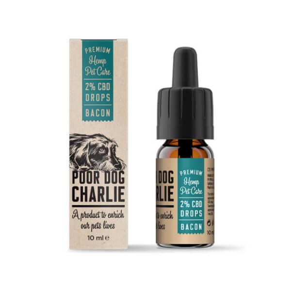 Huile CBD pour Chien Poor Dog Charlie Bacon