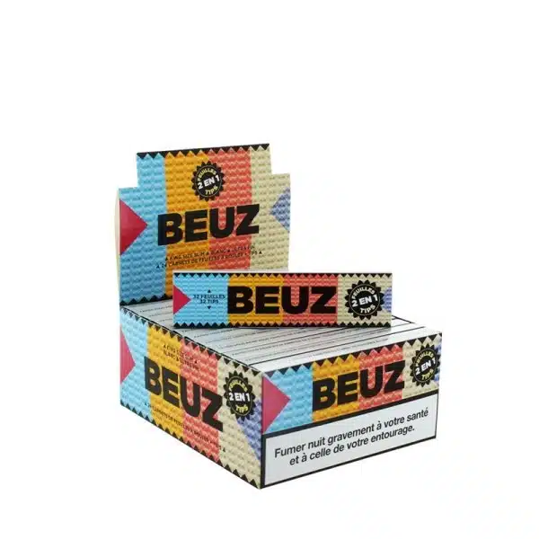 Feuilles+Cartons Beuz Blanc 24x32
