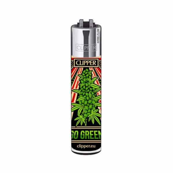 Briquets Clipper Propaganja Go Green