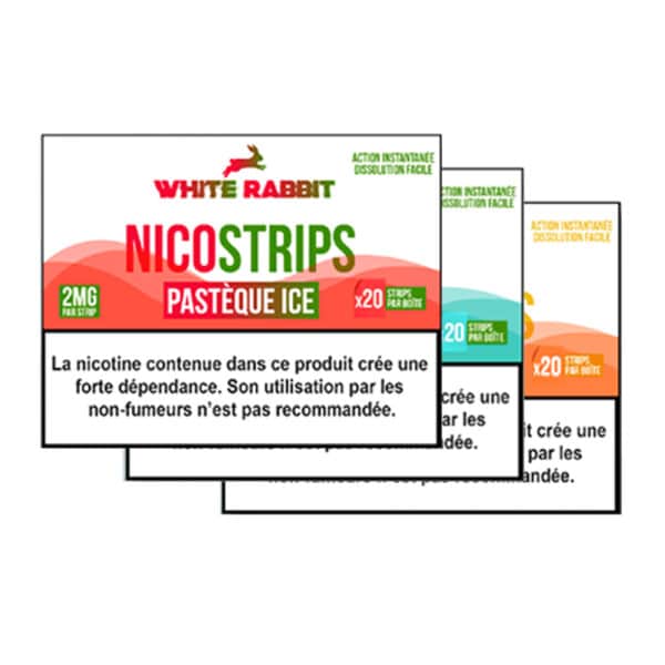 Nicostrips White Rabbit (Boite de 20)