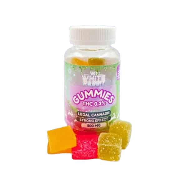 Gummies THC 0,3% White Rabbit (Pot de 25)